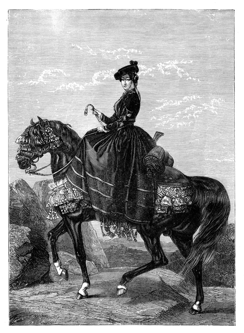 Cesarzowa Eugenia de Montijo 1826-1920 autorstwa Unbekannt