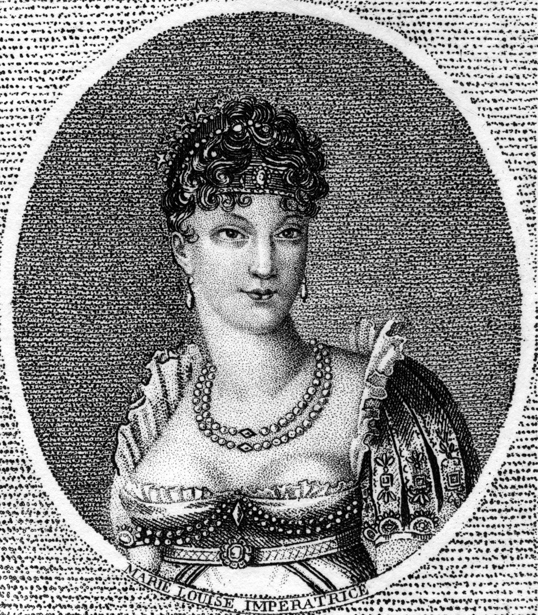 Cesarzowa Marie Louise, cesarzowa Francji, druga żona Napoleona Bonaparte, 1791-1847 autorstwa Unbekannt