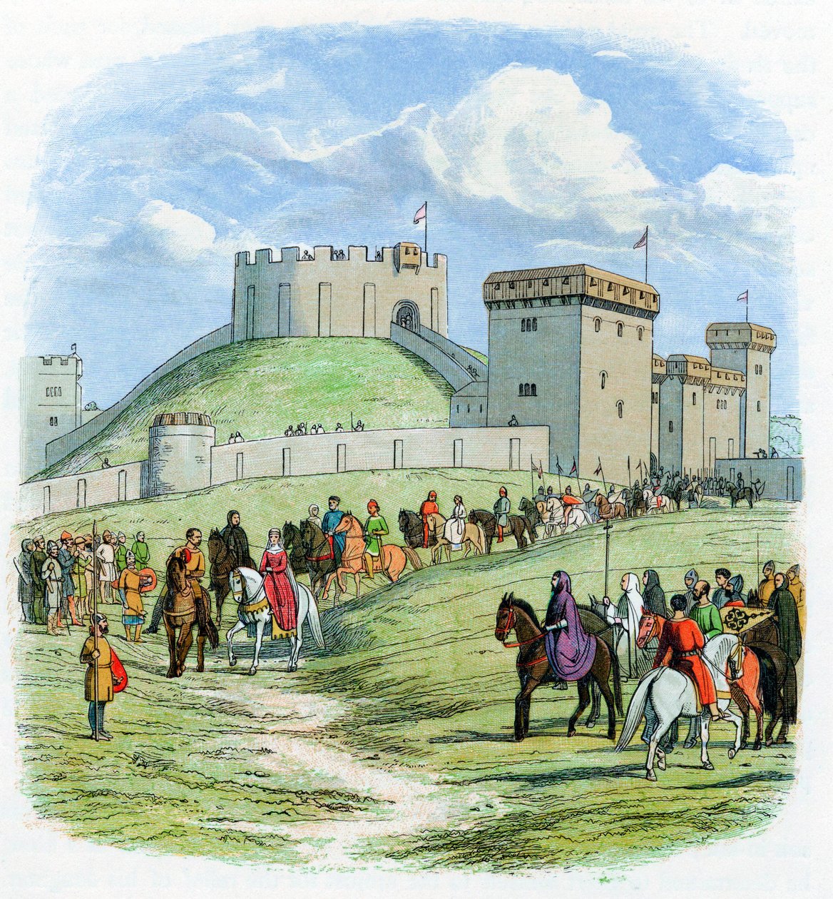 Cesarzowa Matylda, córka i wywłaszczona dziedziczka Henryka I z Anglii, ok. 1860 autorstwa Unbekannt