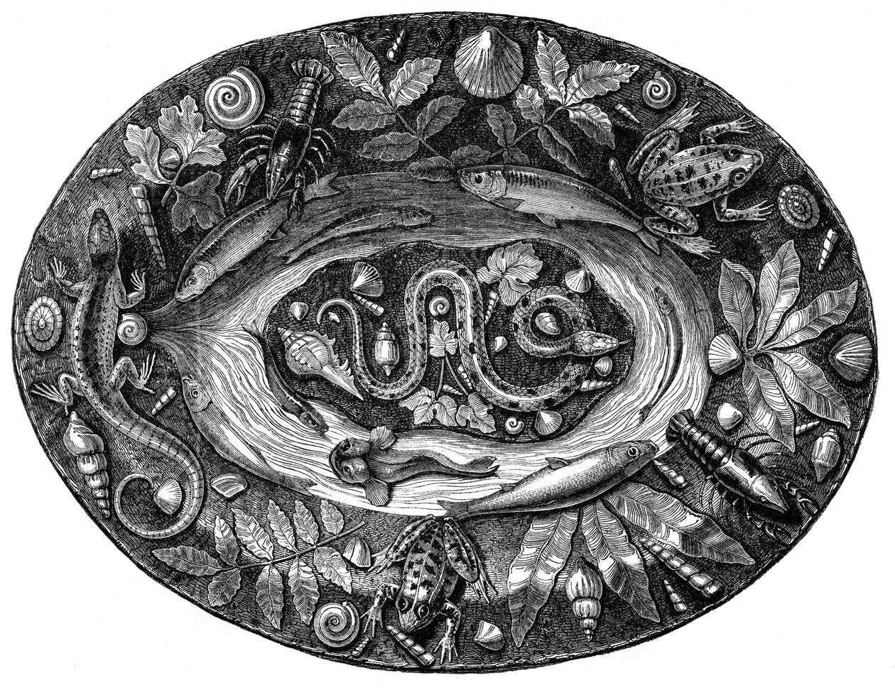Naczynie emaliowane, Bernard Palissy, XVI w., 1870 autorstwa Unbekannt