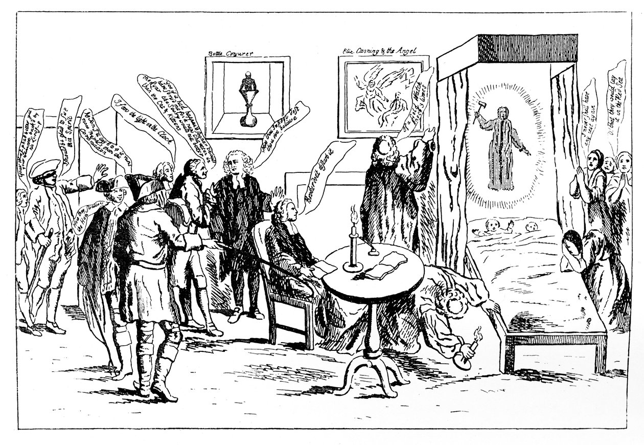 Angielska łatwowierność, czyli niewidzialny duch, 1762 autorstwa Unbekannt