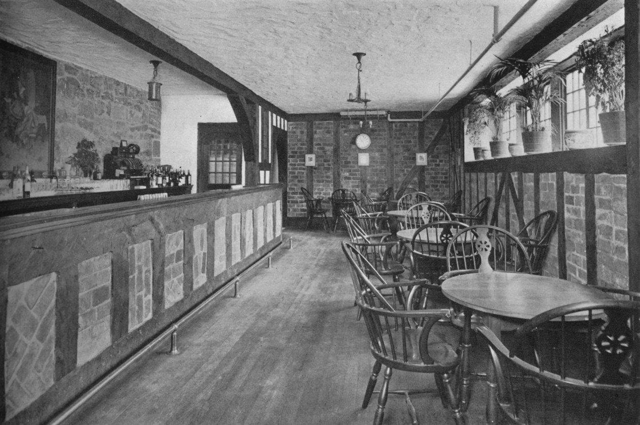 Angielski bar w piwnicy, Hotel Royal Bermudiana, Hamilton, Bermudy, 1924 autorstwa Unbekannt