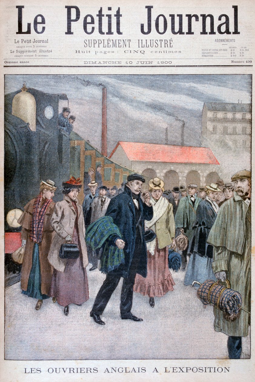 Anglicy odwiedzający Wystawę Powszechną 1900, Paryż, 1900 autorstwa Unbekannt
