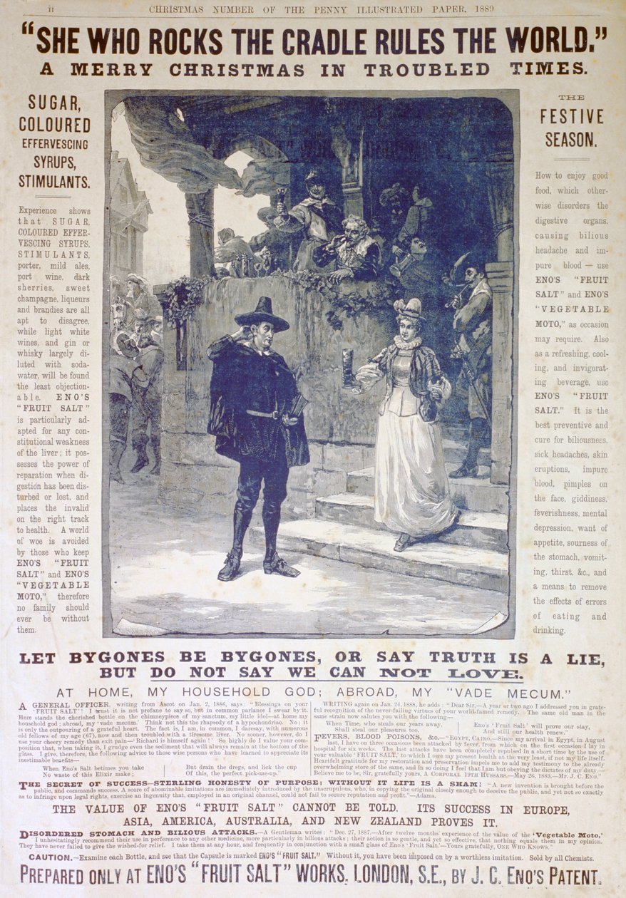 Reklama soli owocowej Enos, 1889 autorstwa Unbekannt