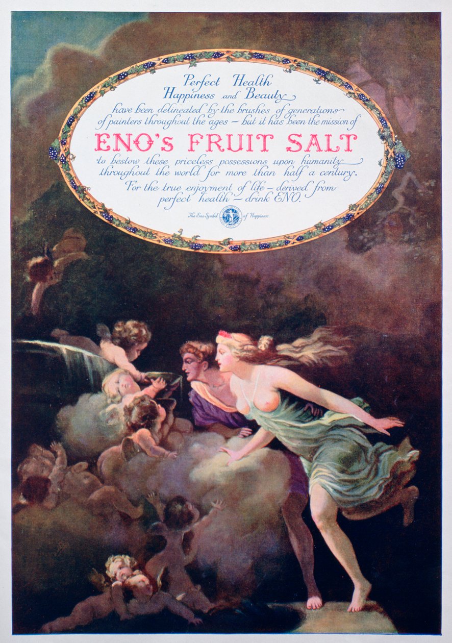 Reklama Enos Fruit Salt, 1920 autorstwa Unbekannt