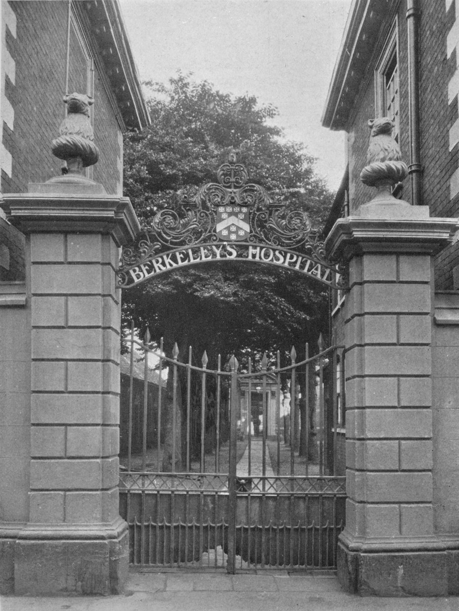 Brama wejściowa, szpital Berkeleys, Worcester, Worcestershire, 1924 autorstwa Unbekannt