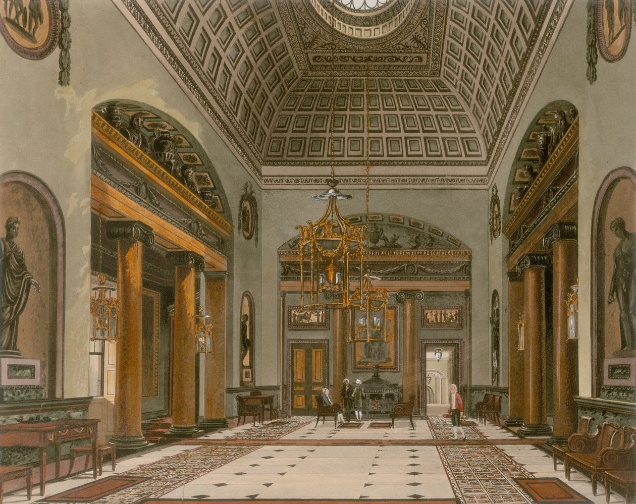 Hol wejściowy Carlton House, Westminster, Londyn autorstwa Unbekannt