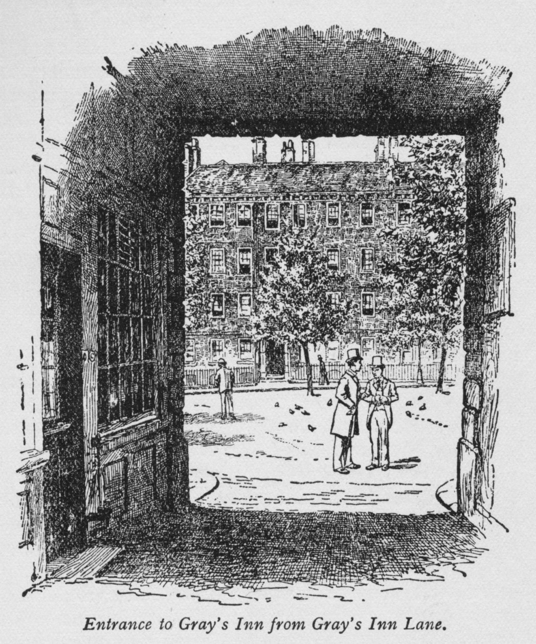 Wejście do Grays Inn od Grays Inn Lane, c1918 autorstwa Unbekannt