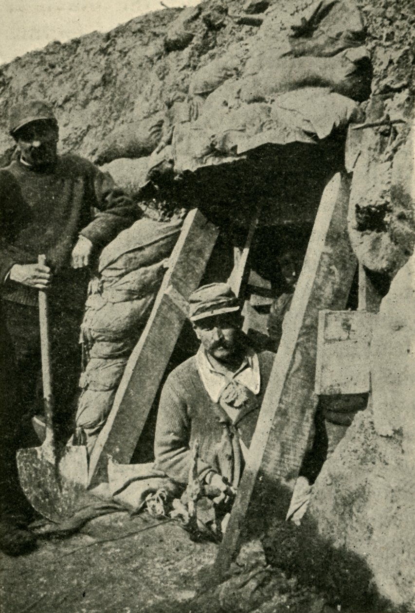 Wejście do Sap wzdłuż frontu francuskiego, I wojna światowa, 1915, c1920. autorstwa Unbekannt