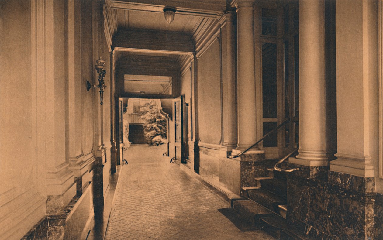 Wejście do ambasady kubańskiej w Brukseli, Belgia, 1927. autorstwa Unbekannt