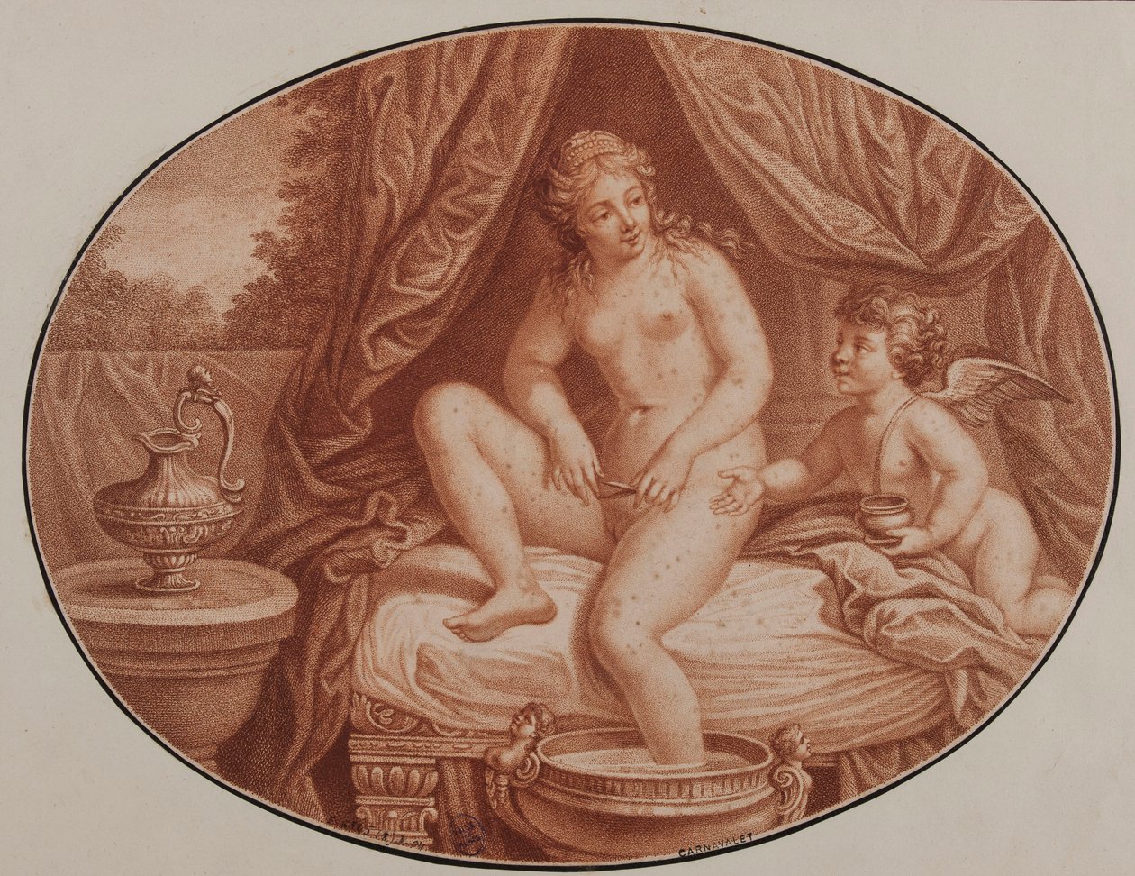 Depilacja, XVIII wiek. autorstwa Unbekannt