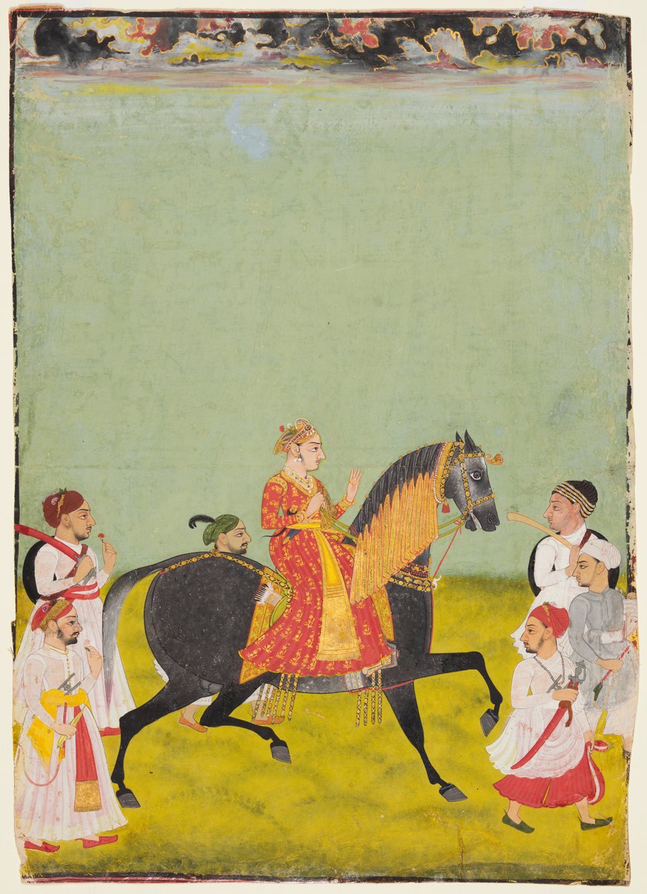 Konny Raj Singh II, syn Pratapa Singha r. 1752-55, ok. 1760. autorstwa Unbekannt