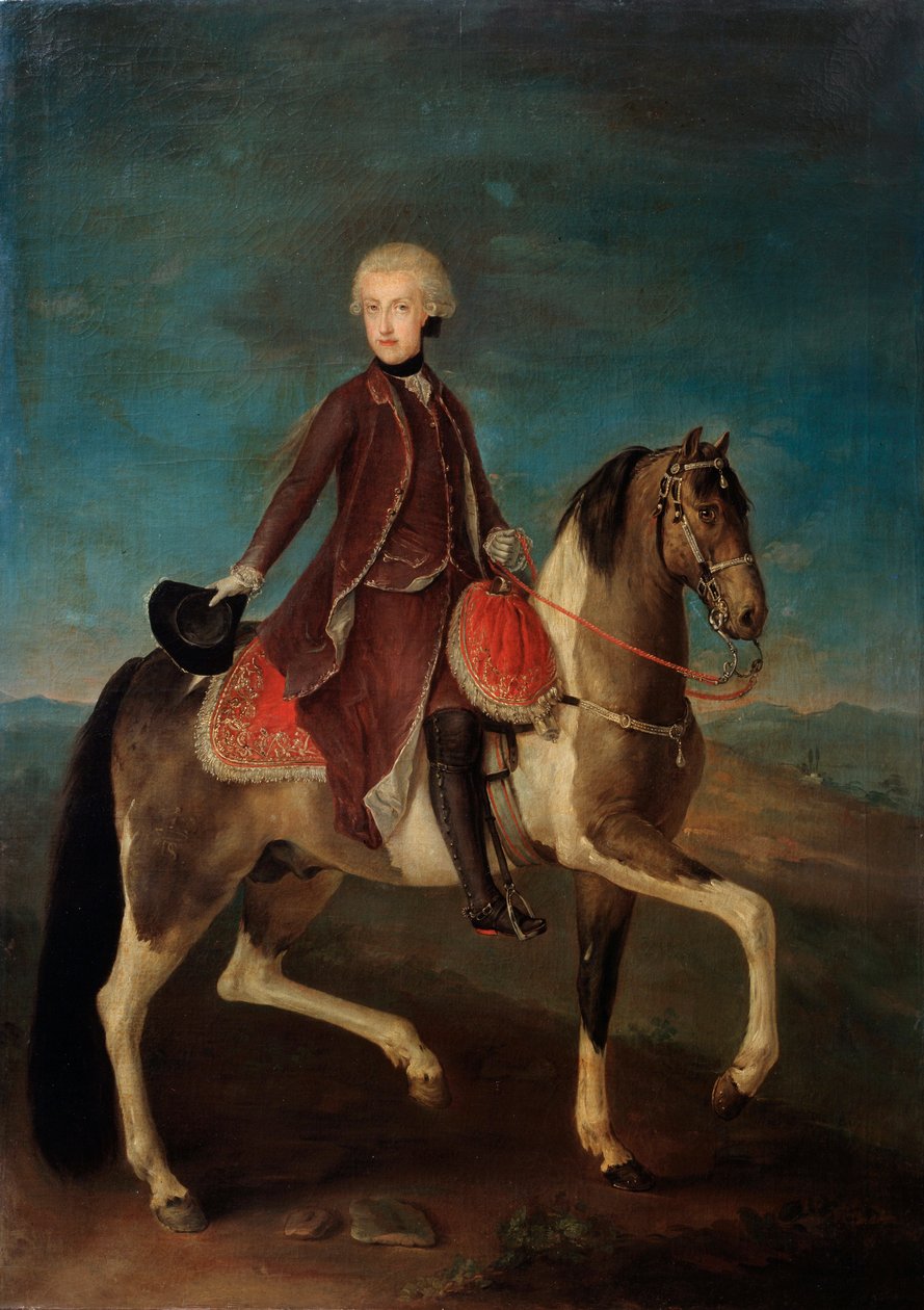 Portret jeździecki cesarzowej Marii Teresy Austrii 1717-1780, XVIII wiek. autorstwa Unbekannt