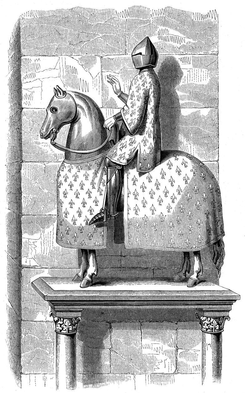 Pomnik konny króla Filipa le Bel, 1575 1849 autorstwa Unbekannt