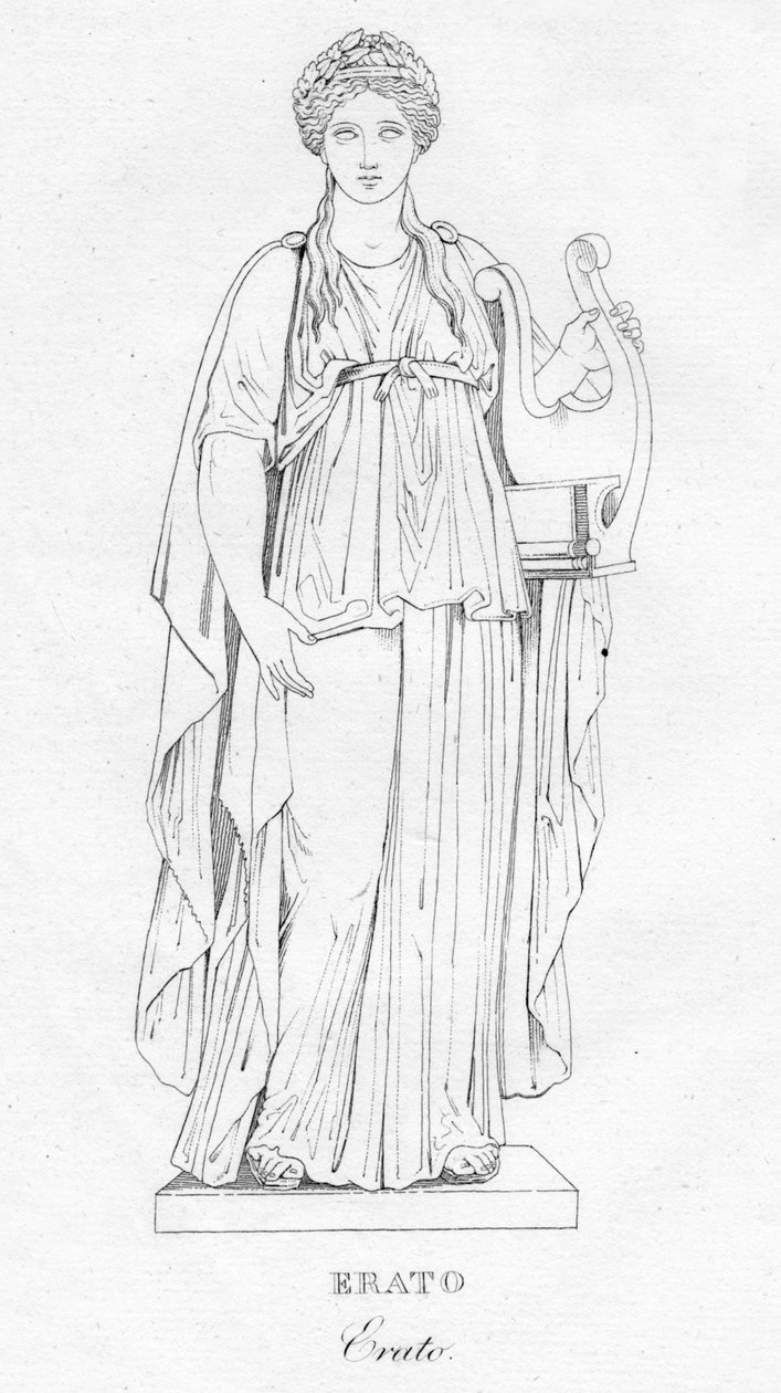 Erato, ok. 1850 autorstwa Unbekannt