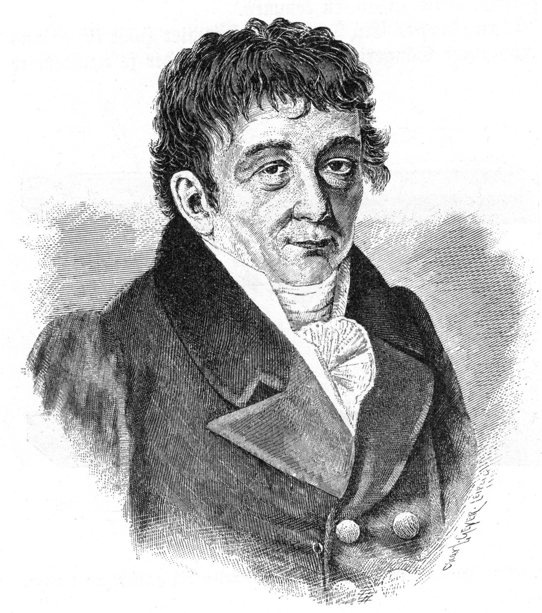 Ernst Florens Friedrich Chladni, niemiecki fizyk, ok. 1895 r. autorstwa Unbekannt