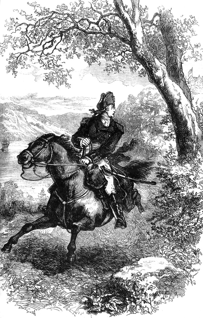 Ucieczka Benedicta Arnolda, 1780 c1880 autorstwa Unbekannt