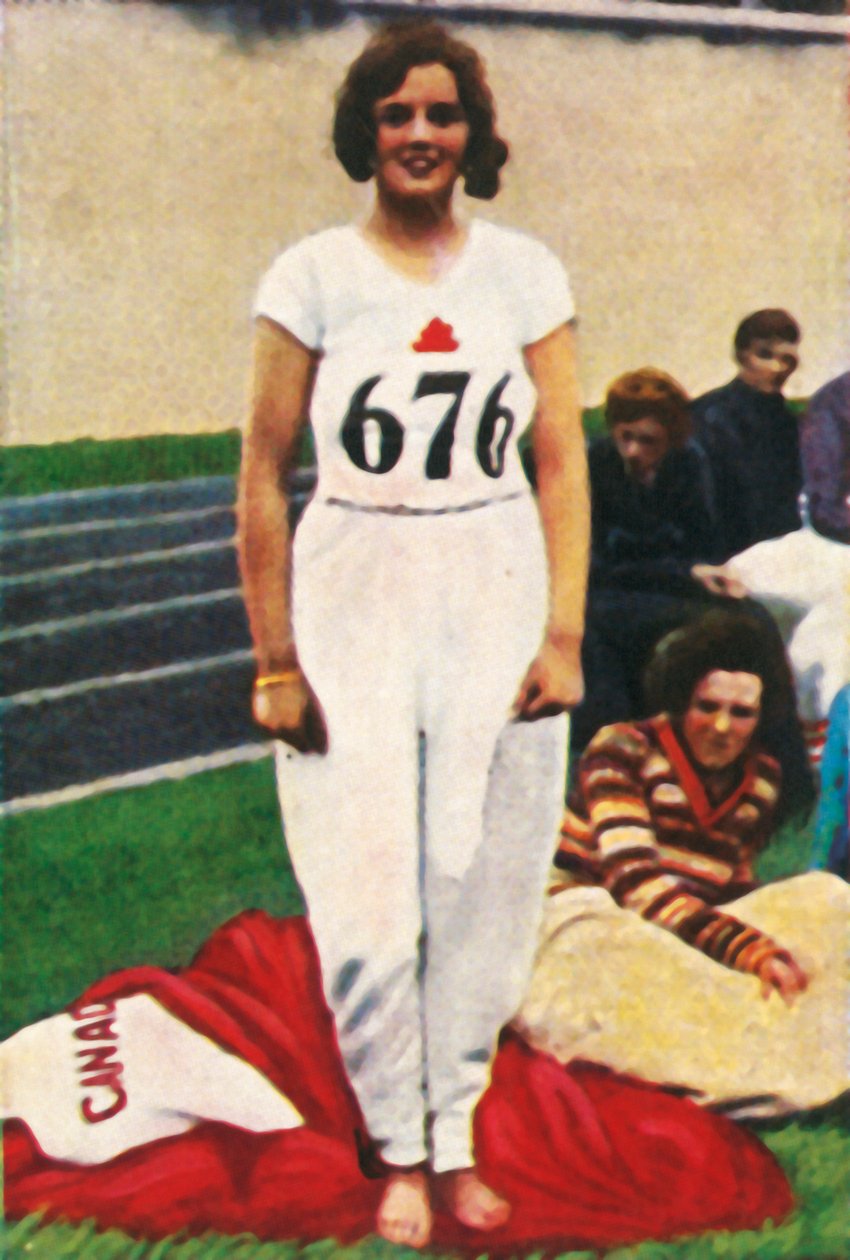 Ethel Catherwood z Kanady, mistrzyni świata w skokach wzwyż, 1928. autorstwa Unbekannt