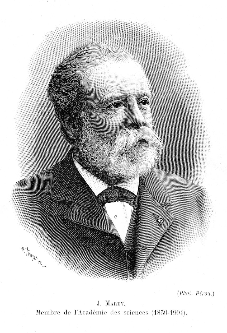 Etienne Jules Marey 1830-1903, pionier kinematografii, c1904 autorstwa Unbekannt