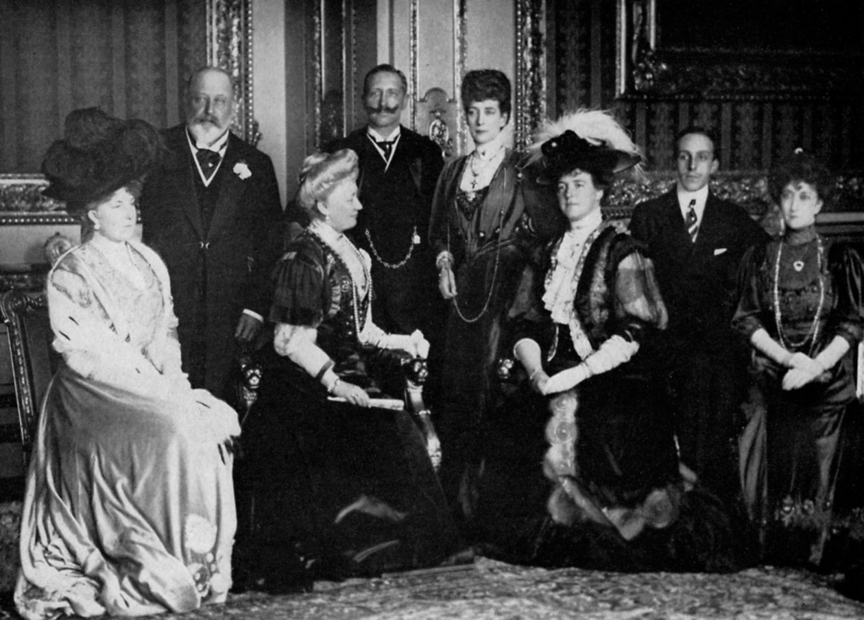 Europejska rodzina królewska w zamku Windsor, 17 listopada 1907 1964 autorstwa Unbekannt