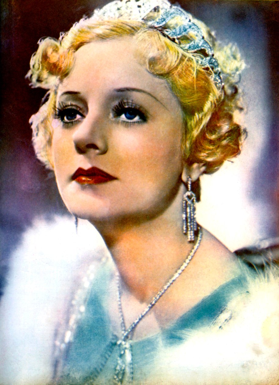 Evelyn Laye, angielska aktorka teatralna, 1934-1935 autorstwa Unbekannt