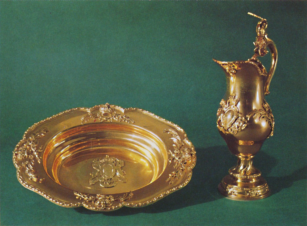 Ewer i basen, c.1735, 1953 autorstwa Unbekannt