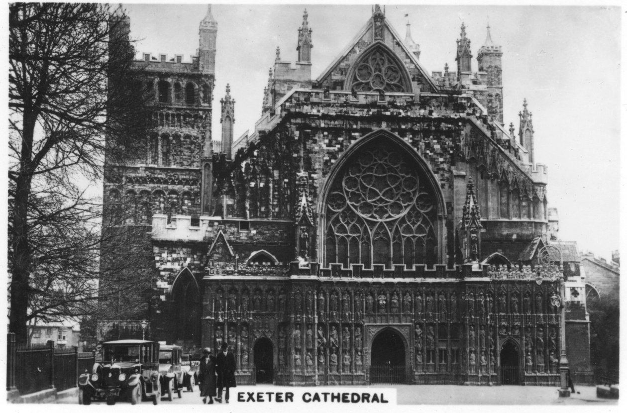 Katedra w Exeter, 1936 autorstwa Unbekannt