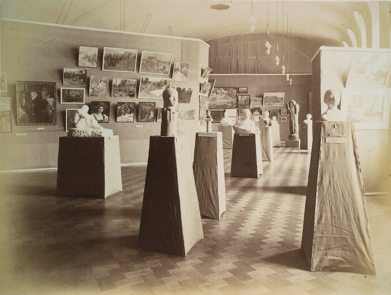 Sala wystawowa, Dom Towarzystwa Literacko-Artystycznego, Rosja, lata 1910 autorstwa Unbekannt