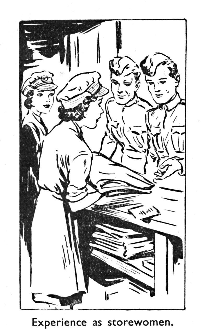 Doświadczenie jako magazynier, 1940 autorstwa Unbekannt