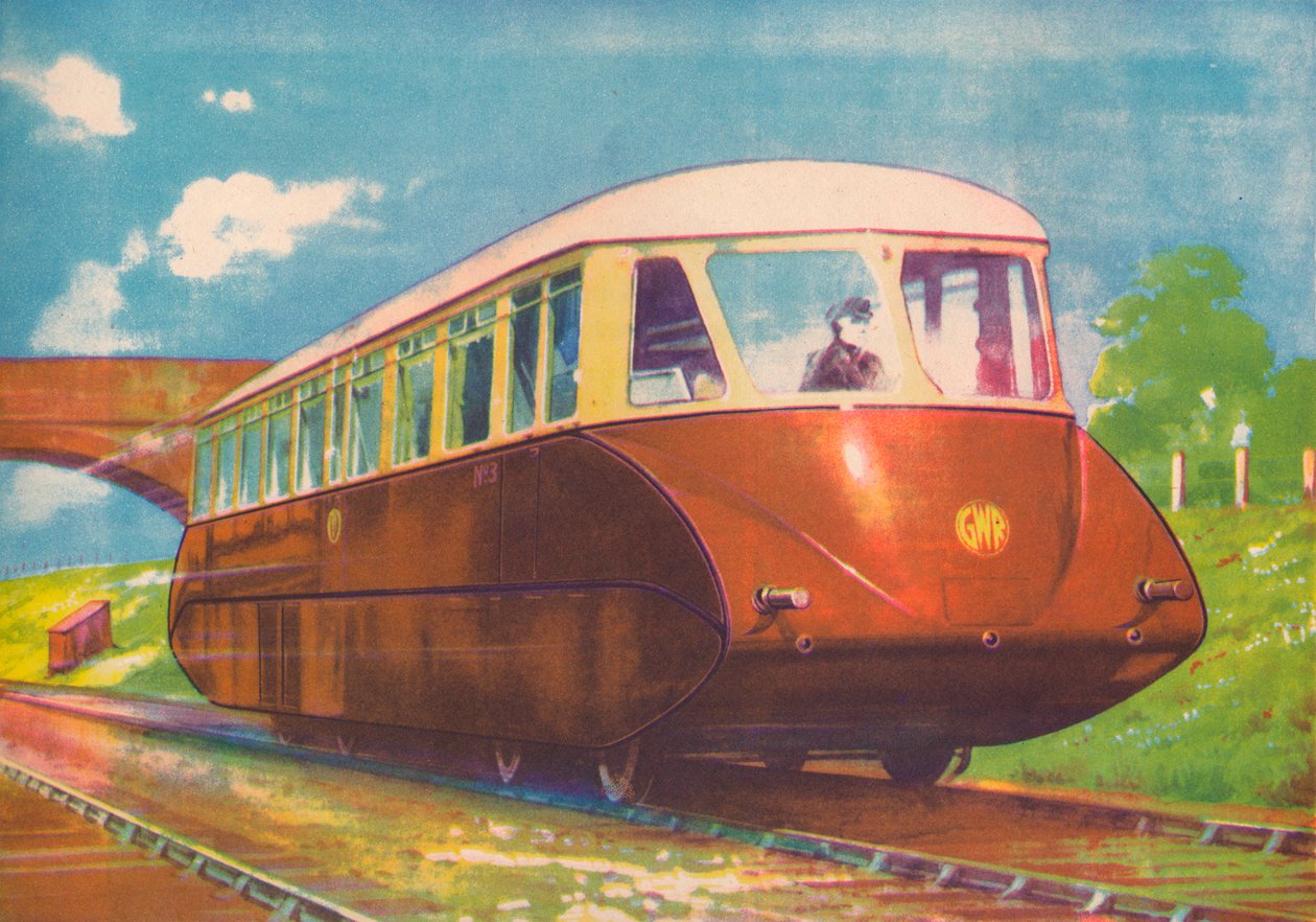 Ekspresowy wagon z silnikiem Diesla, G.W.R., 1940 autorstwa Unbekannt