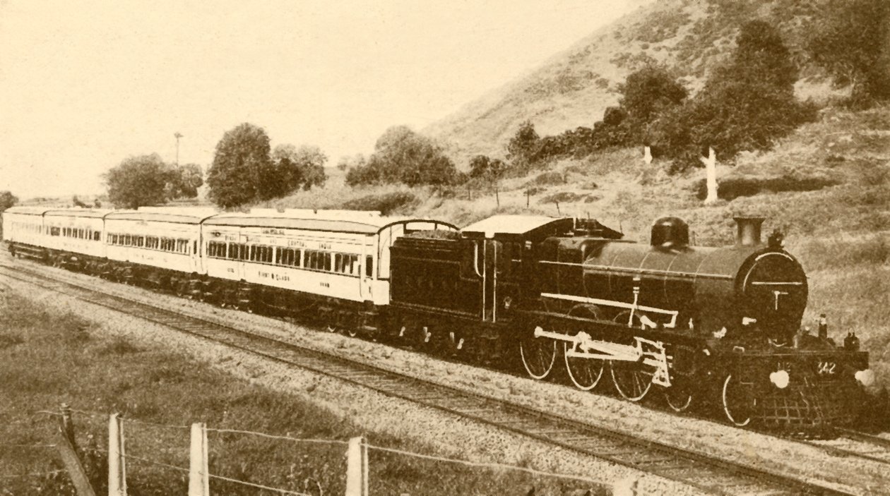 Pociąg ekspresowy, Bombay, Baroda i Central India Railway, 1930. autorstwa Unbekannt