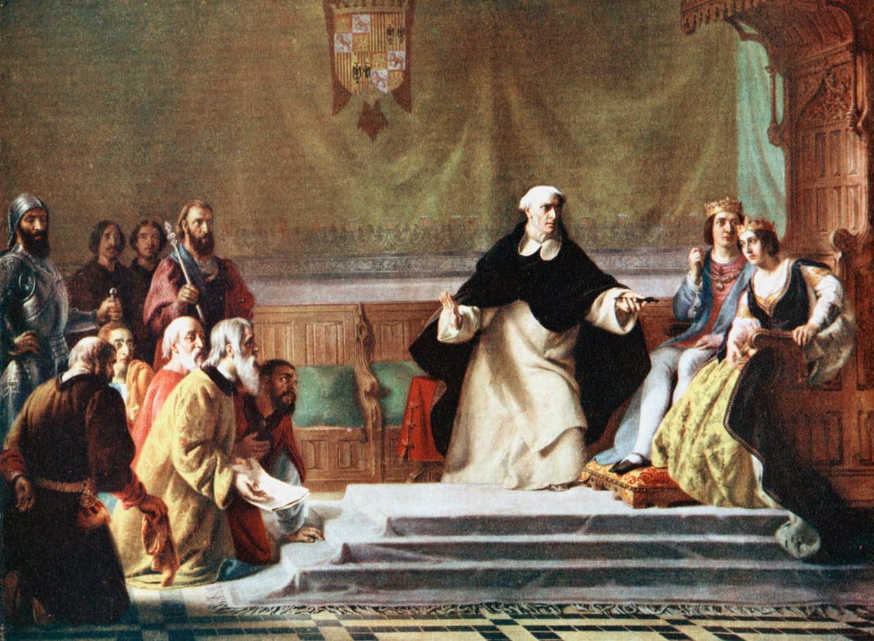 Wypędzenie Żydów z Hiszpanii, 1492 autorstwa Unbekannt