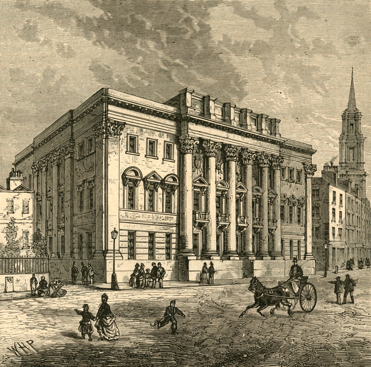 Zewnętrzna część Sali Złotników, 1897. autorstwa Unbekannt
