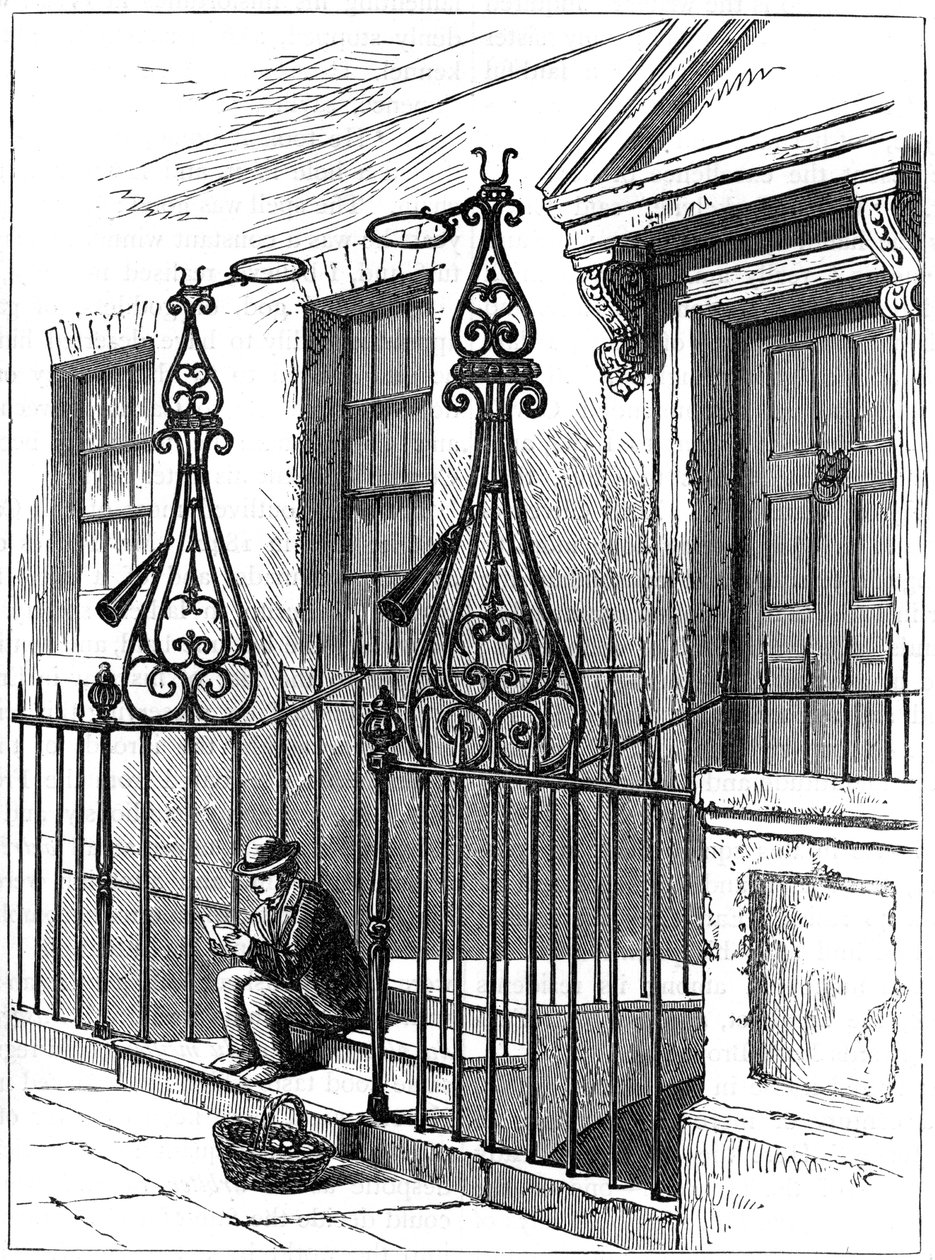 Gaśnice na Berkeley Square, Londyn, 1891 autorstwa Unbekannt