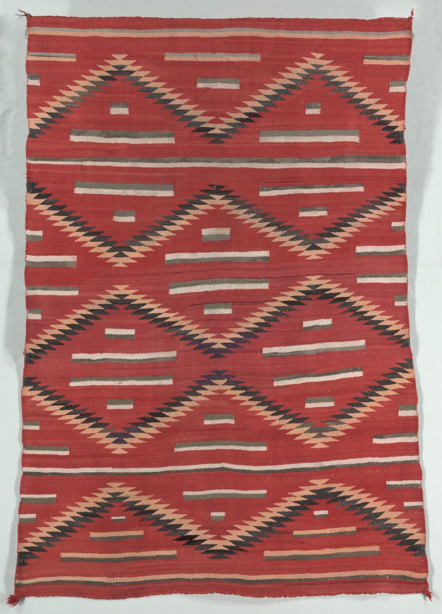 Dywan w stylu Eyedazzler, ca. 1890-1900. autorstwa Unbekannt