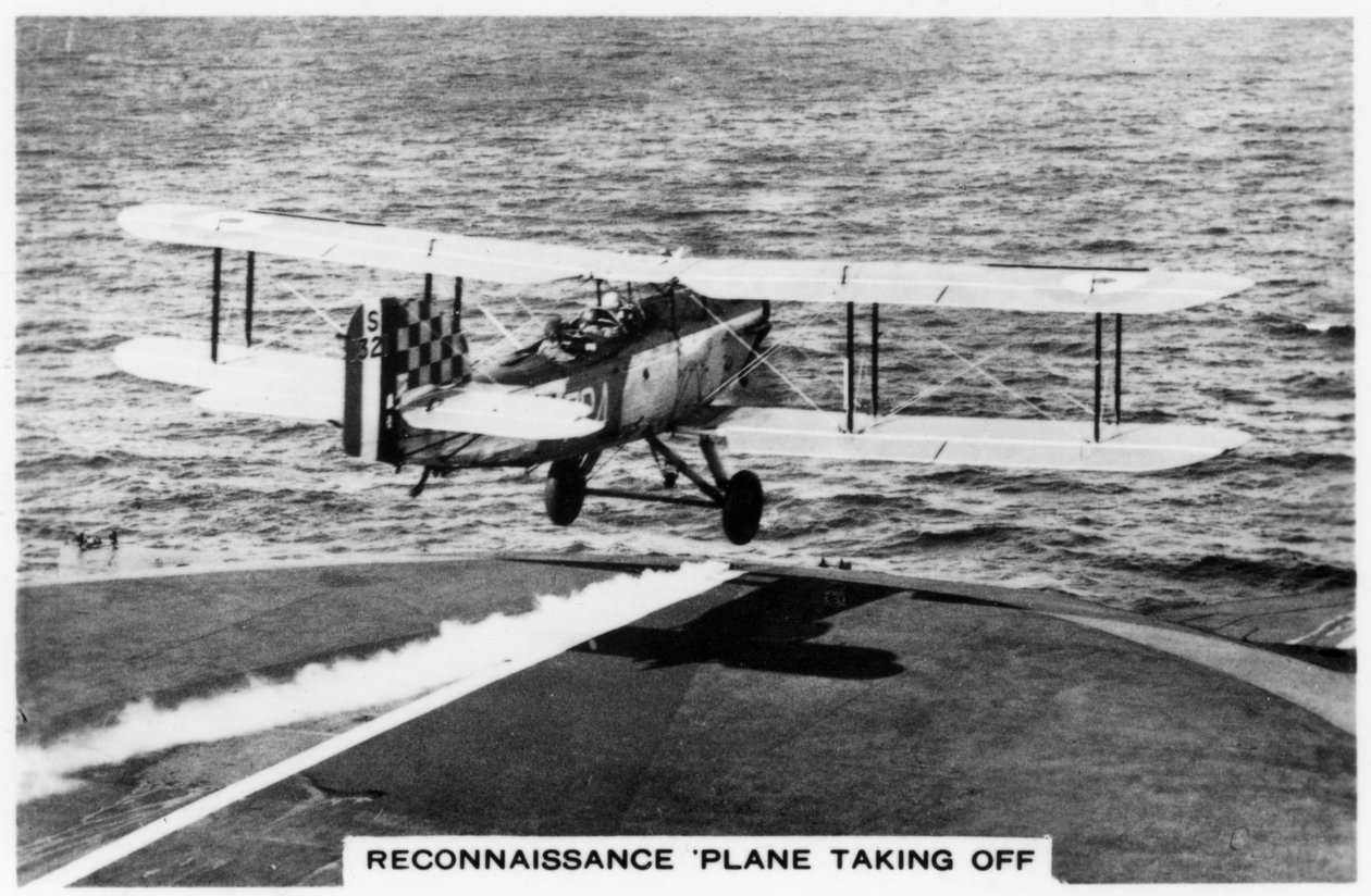 Samolot rozpoznawczy Fairey III F z lotniskowca HMS Courageous, 1937 autorstwa Unbekannt