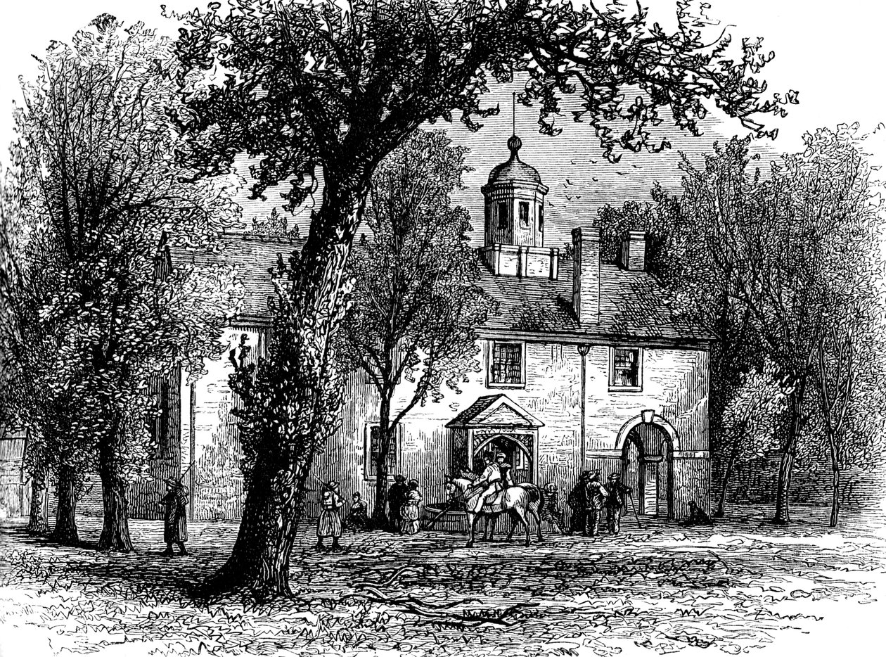 Budynek sądu Fairfax, Wirginia, ok. 1880 r. autorstwa Unbekannt