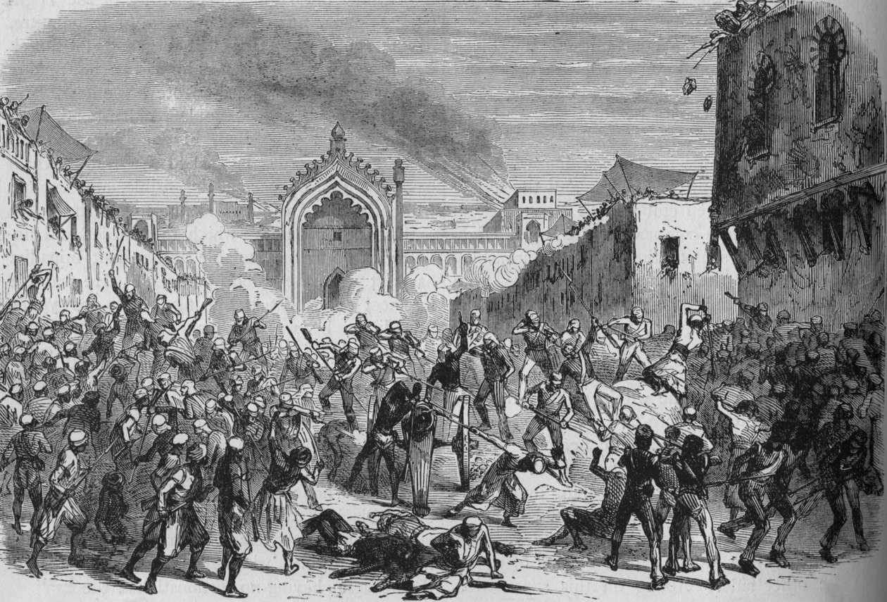 Upadek Lucknow, ok. 1880 autorstwa Unbekannt