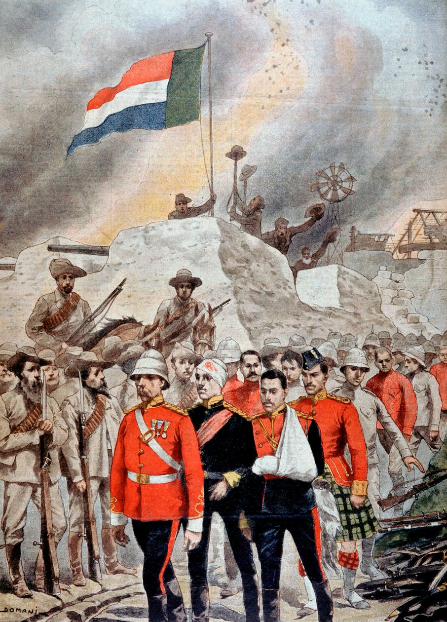Upadek brytyjskiego garnizonu w Jamestown, RPA, wojna burska, 1901 autorstwa Unbekannt