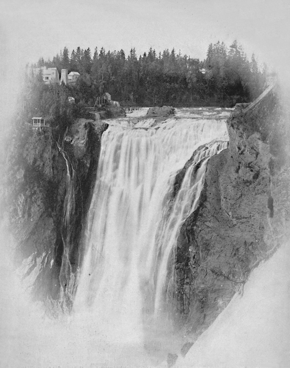 Upadki Montmorency, Quebec, c1897. autorstwa Unbekannt