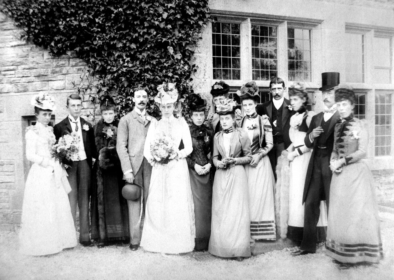 Zdjęcie rodzinne, ok. 1882 r. autorstwa Unbekannt