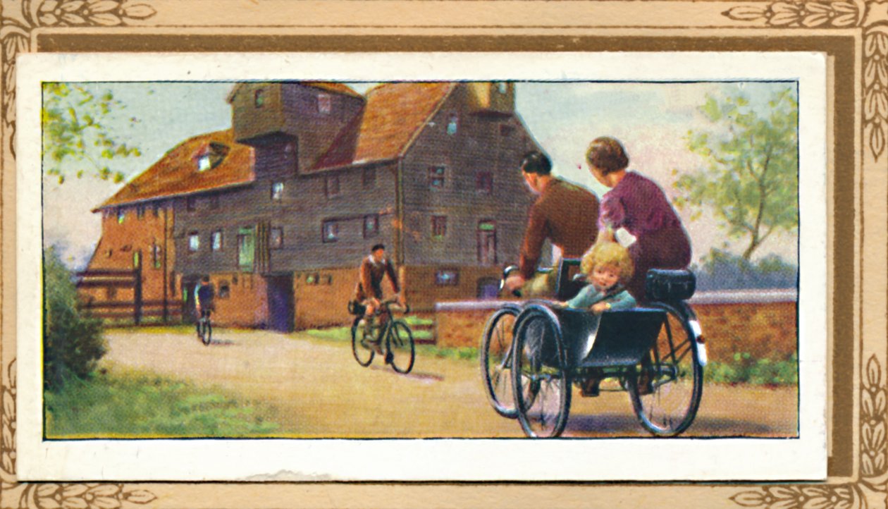 Rodzinny Tandem z Side-Car, 1939 autorstwa Unbekannt