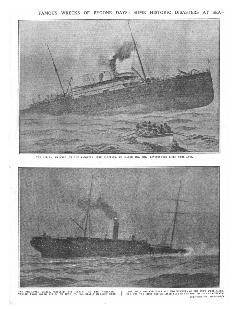 Słynne wraki minionych dni: niektóre historyczne katastrofy na morzu, 20 kwietnia 1912 r. autorstwa Unbekannt