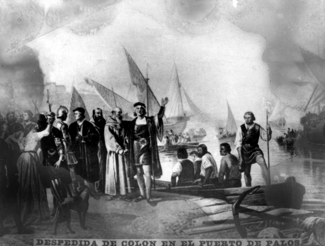 Pożegnanie Kolumba, 1482, 1920 autorstwa Unbekannt