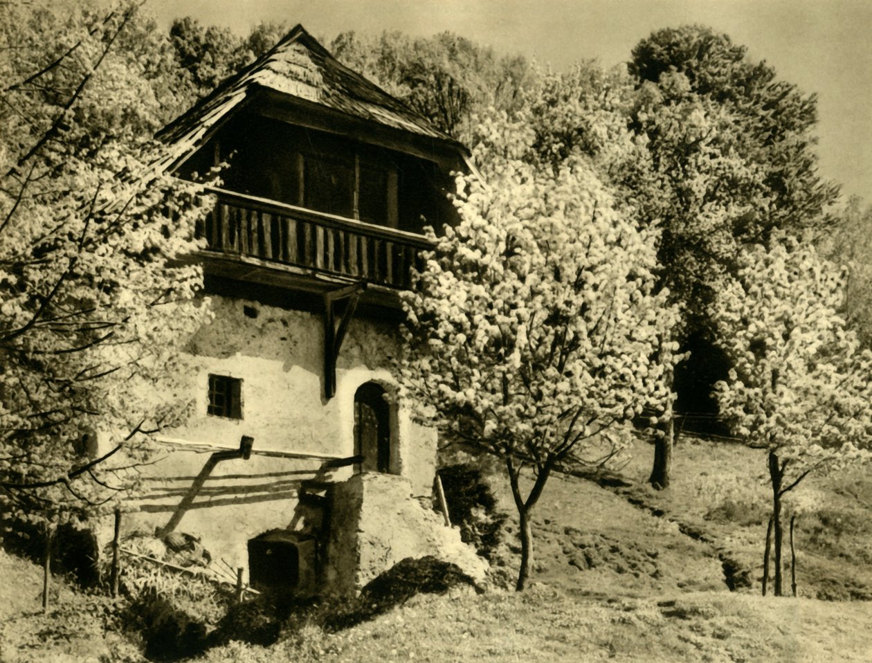 Dom wiejski, Karyntia, Austria, ok. 1935. autorstwa Unbekannt