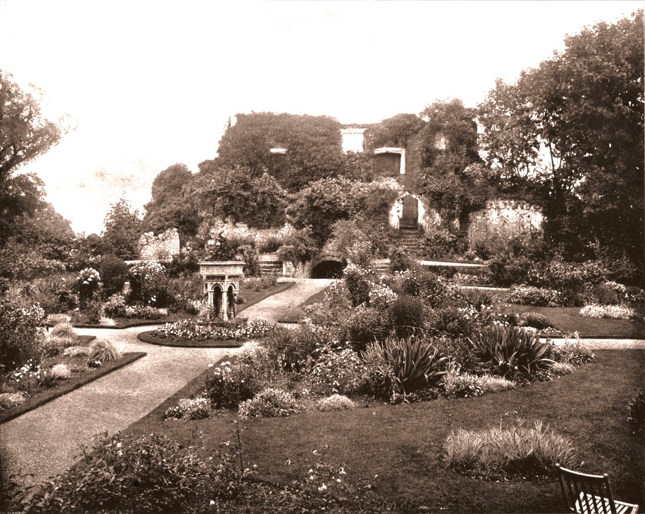Zamek Farnham, niedaleko Aldershot, Surrey, 1894. autorstwa Unbekannt