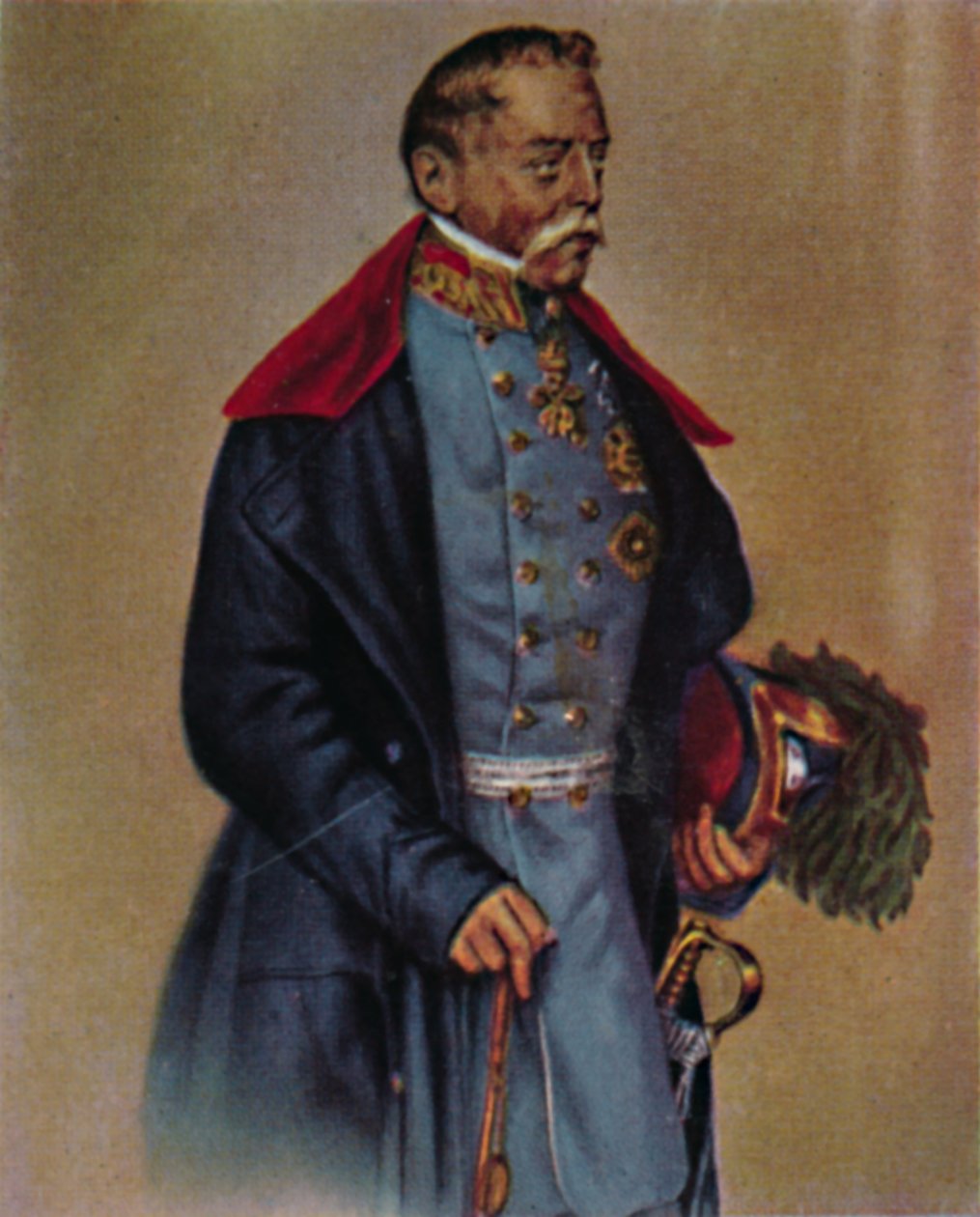 Feldmarszałek hrabia Radetzky 1766-1858. - Obraz Kriehubera, 1934. autorstwa Unbekannt