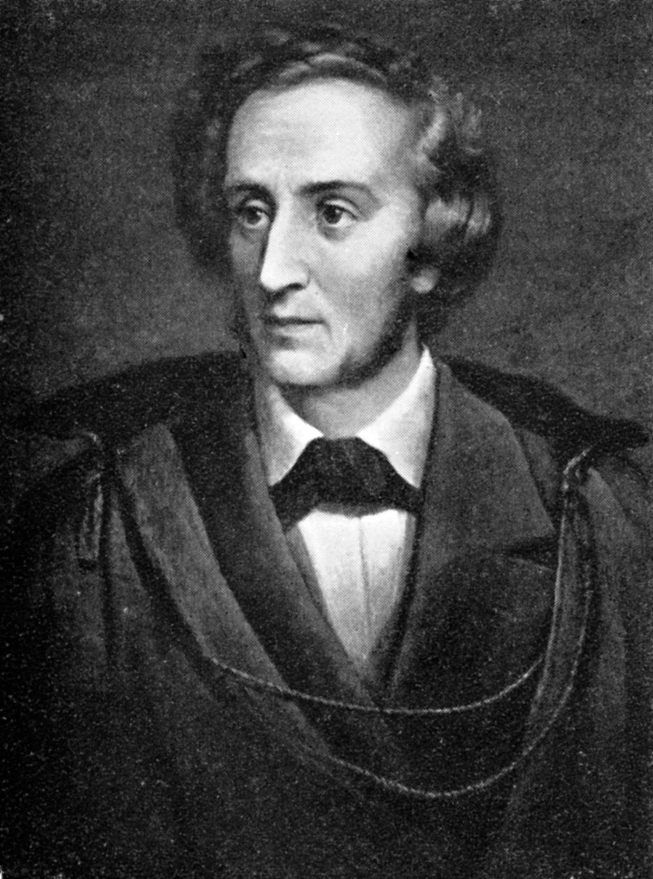 Felix Mendelssohn, 1809-1847, niemiecki kompozytor, 1909 autorstwa Unbekannt