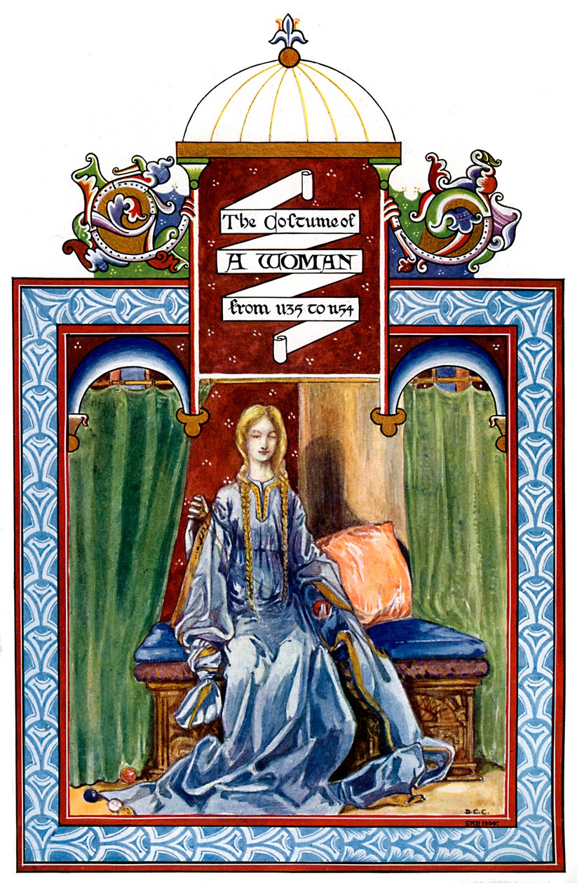 Strój kobiecy, 1135-1154, 1904 autorstwa Unbekannt
