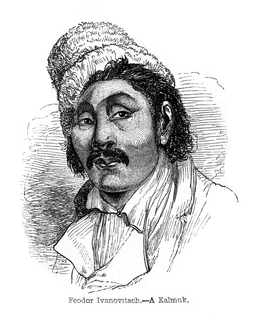 Fiodor Iwanowicz - Kałmuk, 1848 autorstwa Unbekannt